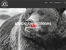 Tablet Screenshot of educationoutdoors.net